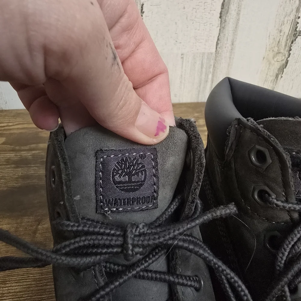 Timberland Toddlers Size 10 Gray Boots A6298